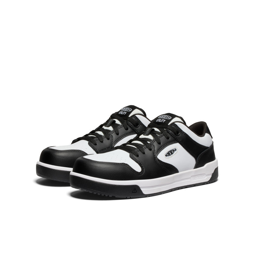 Men's Overton Work Shoe (Carbon Toe) Star White/Black - Keen