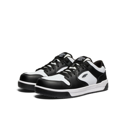 Men's Overton Work Shoe (Carbon Toe) Star White/Black - Keen