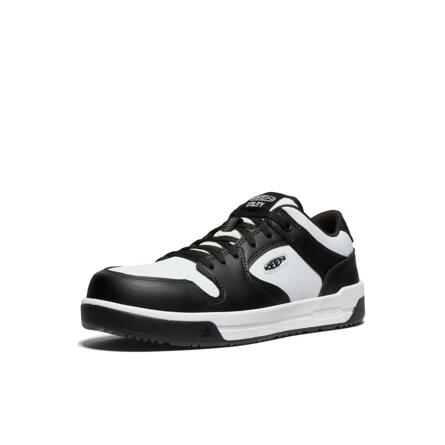 Men's Overton Work Shoe (Carbon Toe) Star White/Black - Keen