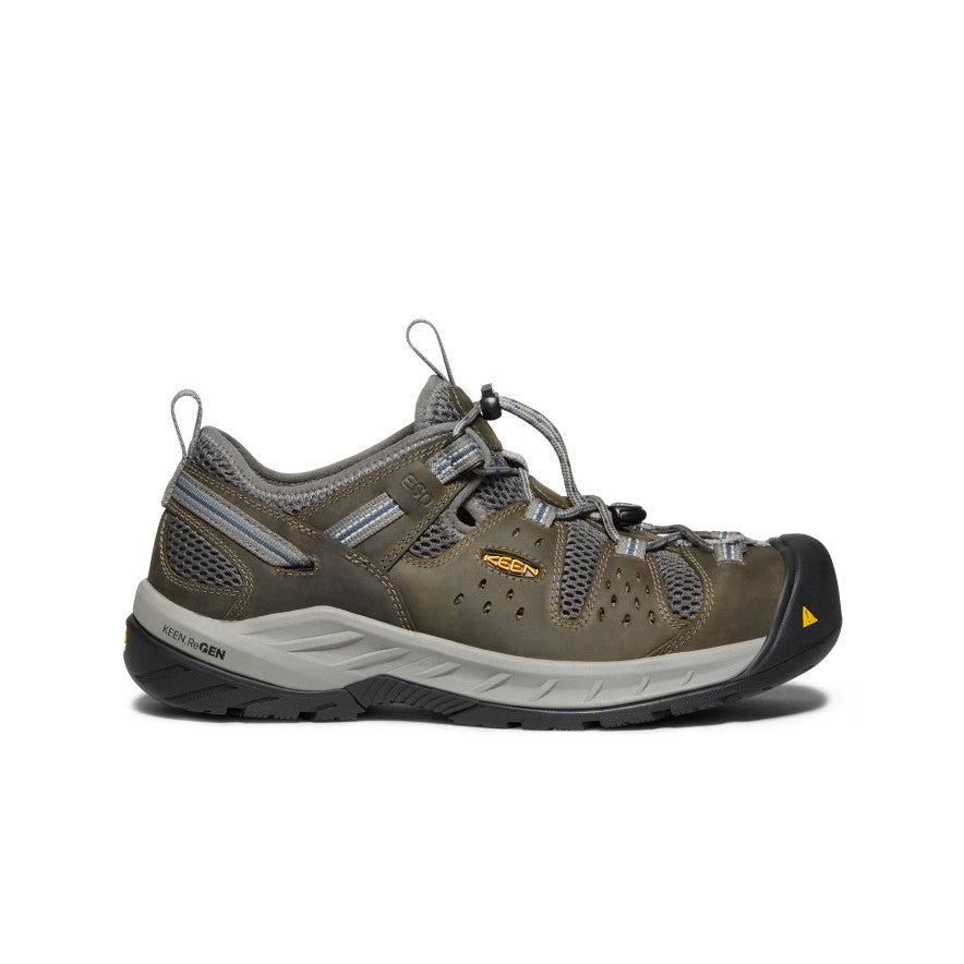 Men's Atlanta Cool II ESD (Steel Toe) Gargoyle/Midnight Navy - Keen