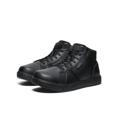 Men's PTC Kenton Mid Work Shoe (Soft Toe) Black/Black - Keen