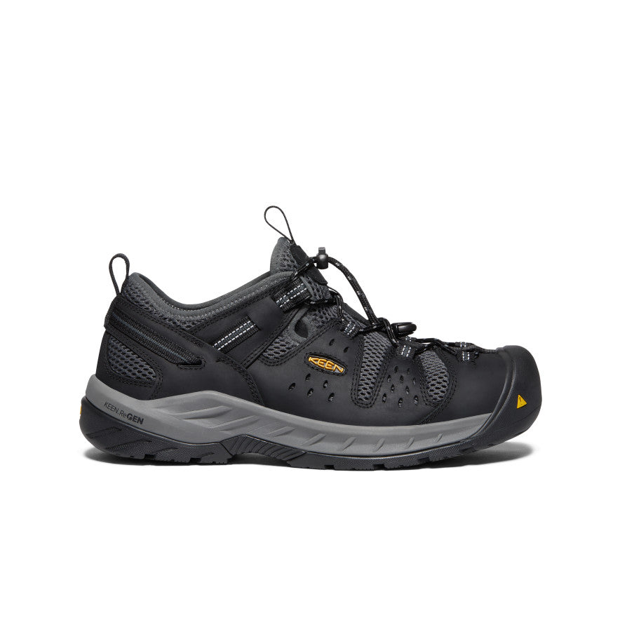 Men's Atlanta Cool II (Steel Toe) Black/Dark Shadow - Keen