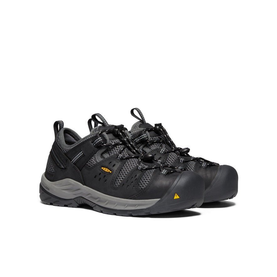 Men's Atlanta Cool II (Steel Toe) Black/Dark Shadow - Keen