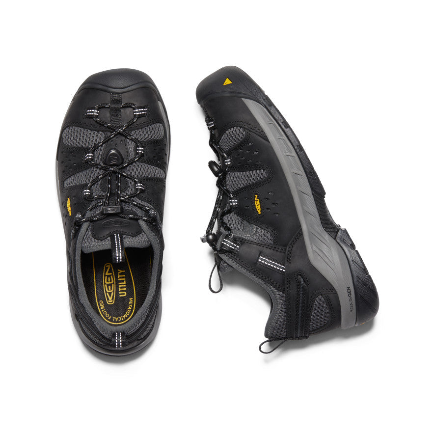 Men's Atlanta Cool II (Steel Toe) Black/Dark Shadow - Keen