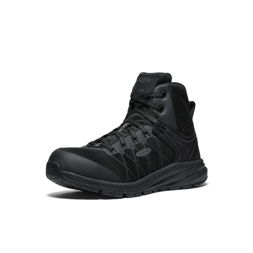 Men's Vista Energy Mid ESD (Carbon Toe) Black/Black - Keen