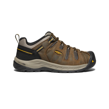 Men's Flint II (Soft Toe) Cascade Brown/Golden Rod - Keen