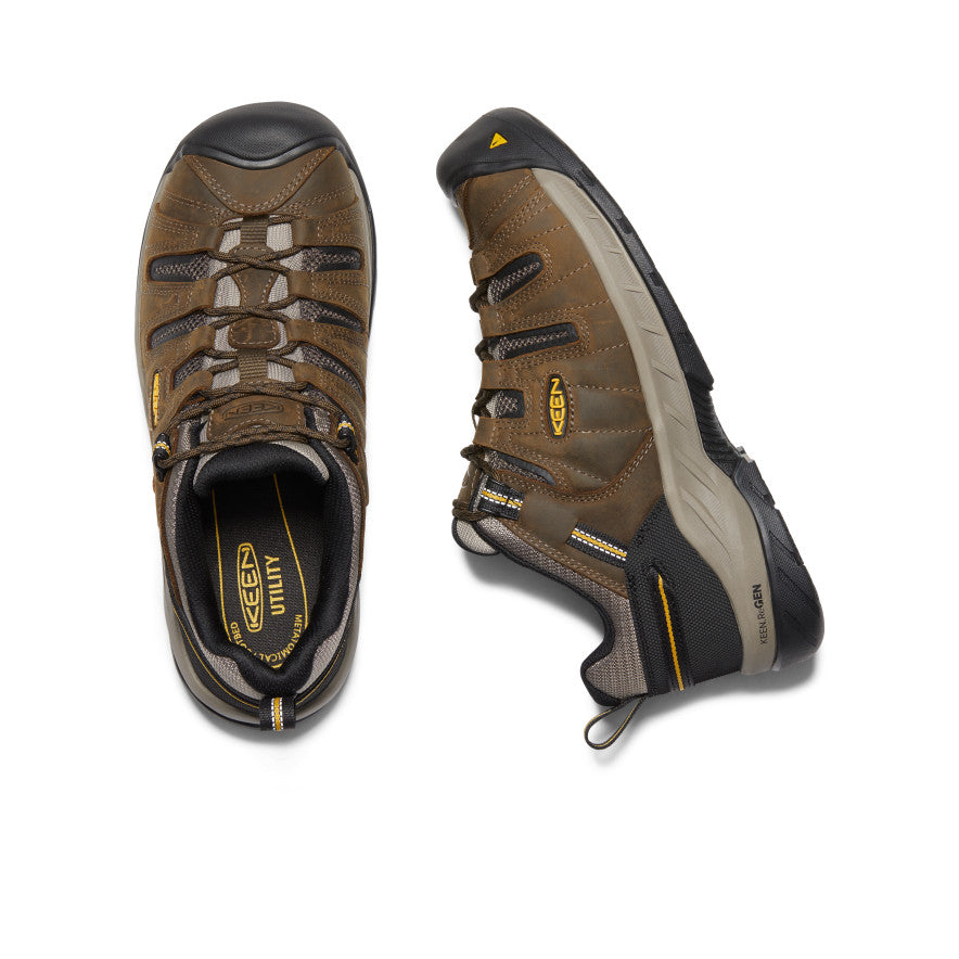 Men's Flint II (Soft Toe) Cascade Brown/Golden Rod - Keen