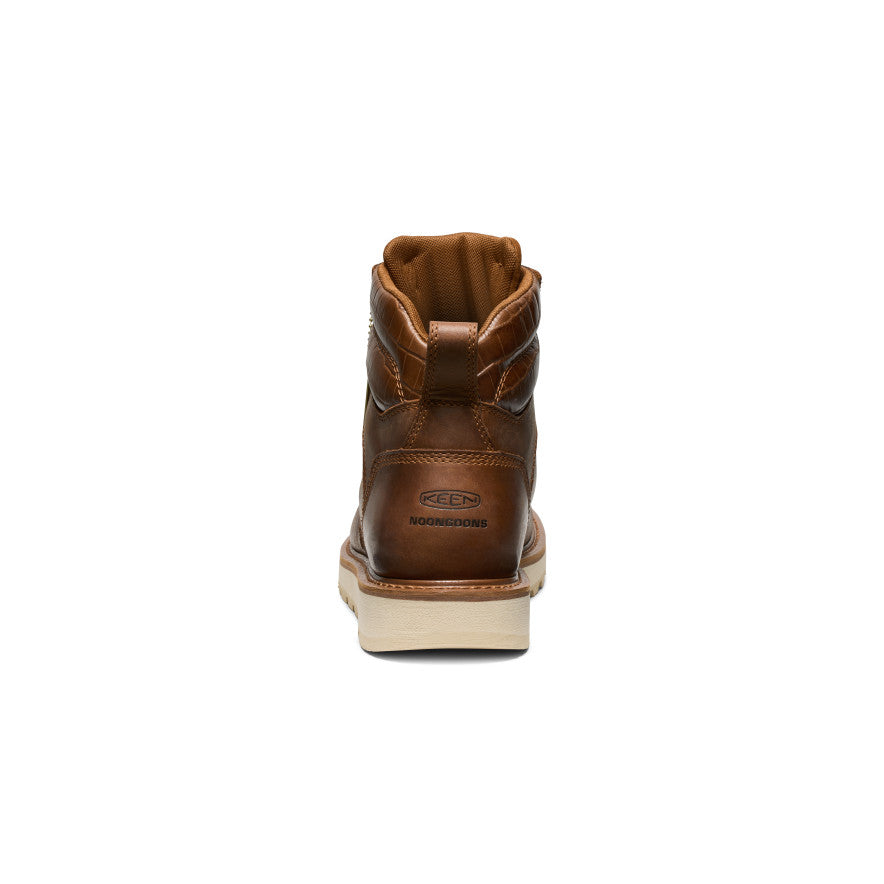 Men's Cincinnati 6" Boot (Soft Toe) x Noon Goons  Leather Brown/Off White - Keen