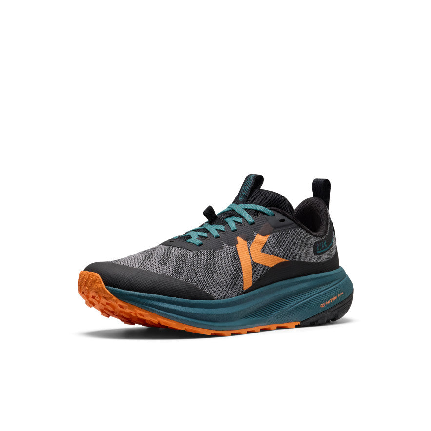 Men's Roam Trail Running Shoe Black/Orange Peel - Keen