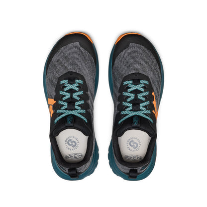 Men's Roam Trail Running Shoe Black/Orange Peel - Keen