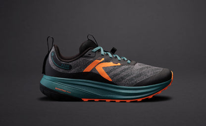 Men's Roam Trail Running Shoe Black/Orange Peel - Keen