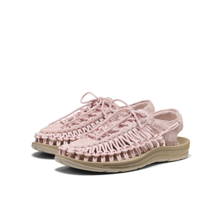 All Gender UNEEK Leather Sneaker Pale Lilac/Plaza Taupe - Keen