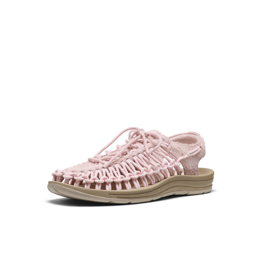 All Gender UNEEK Leather Sneaker Pale Lilac/Plaza Taupe - Keen