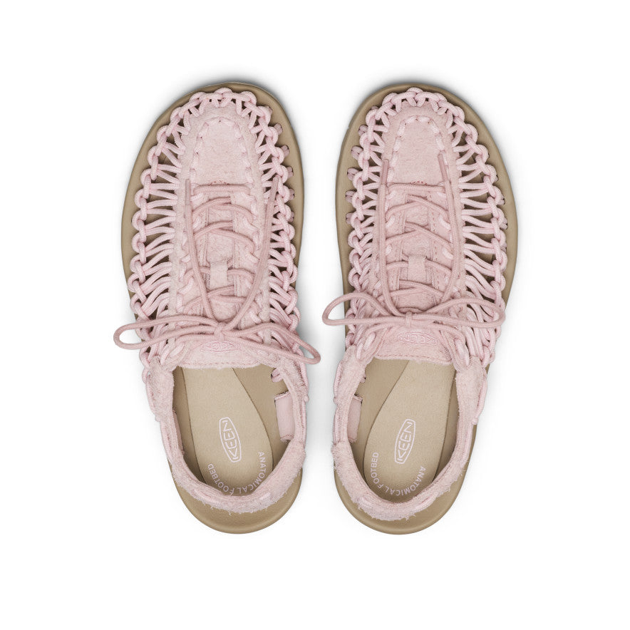 All Gender UNEEK Leather Sneaker Pale Lilac/Plaza Taupe - Keen
