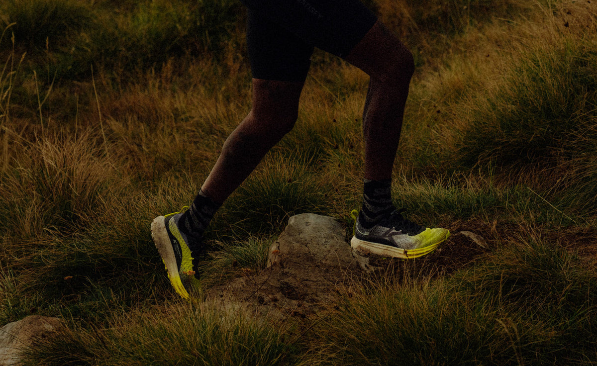 Men's Seek Trail Running Shoe Black/Evening Primrose - Keen