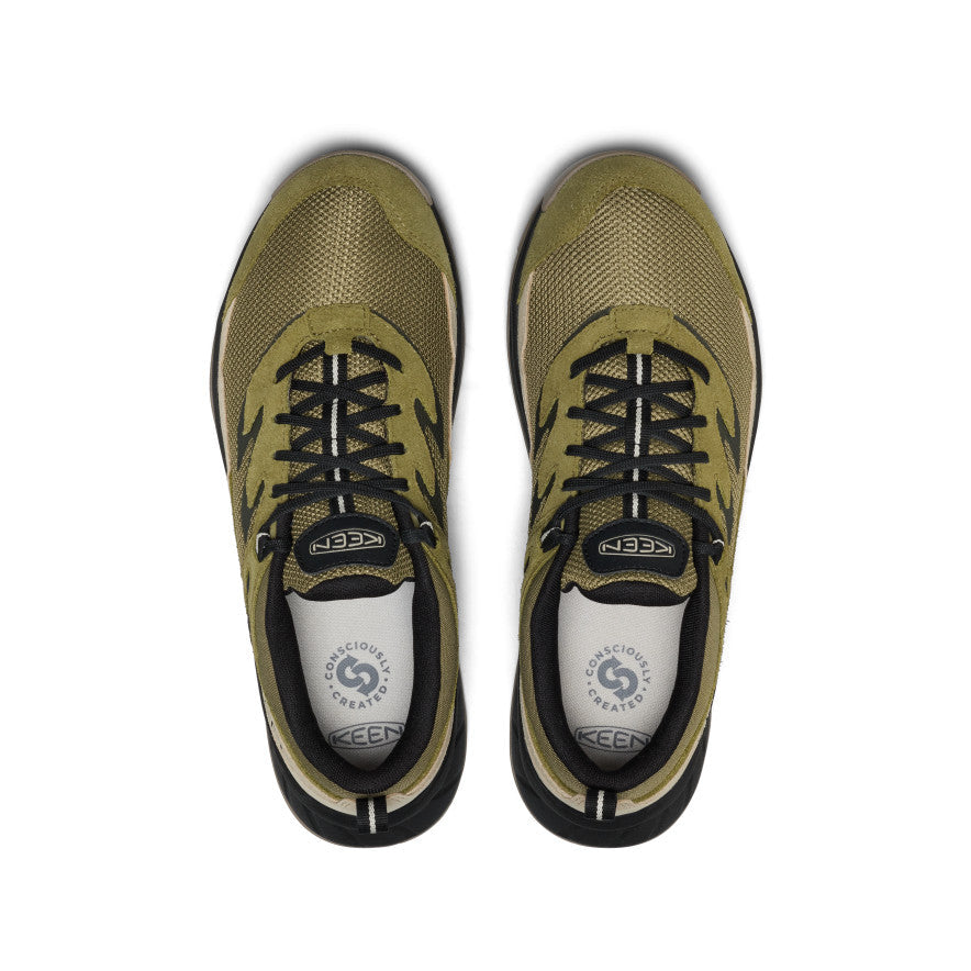 Men's Hightrail Vented Hiking Shoe Martini Olive/Black - Keen