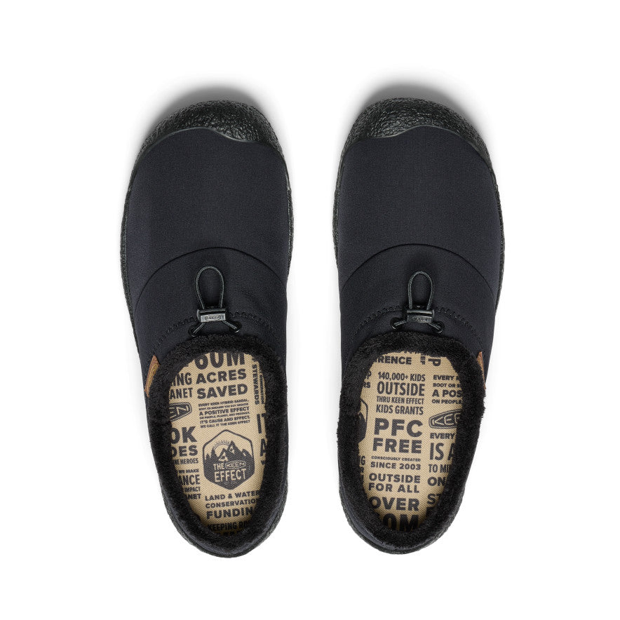 Men's Howser III Slide Black/Black Recycled - Keen