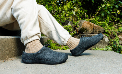 Men's Howser III Slide Charcoal Grey Felt/Black - Keen