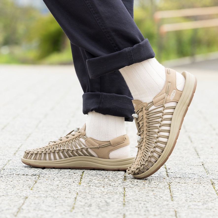 Men's UNEEK Sneaker Timberwolf/Plaza Taupe - Keen