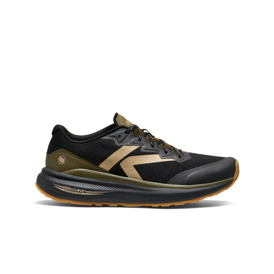 Men's WK500 Walking Shoe Black/Dark Olive - Keen