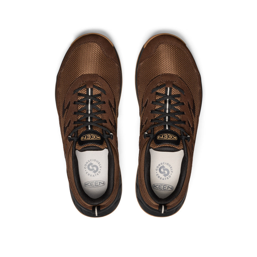 Men's Hightrail Vented Hiking Shoe Dark Earth/Oak Buff - Keen