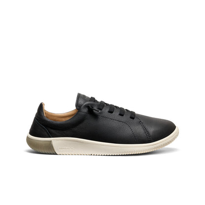 Men's KNX Leather Sneaker Black/Star White - Keen