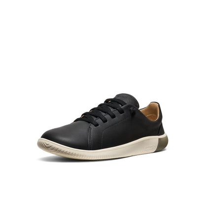 Men's KNX Leather Sneaker Black/Star White - Keen