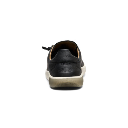 Men's KNX Leather Sneaker Black/Star White - Keen