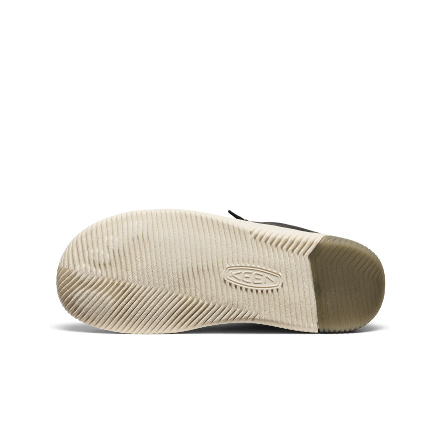 Men's KNX Leather Sneaker Black/Star White - Keen