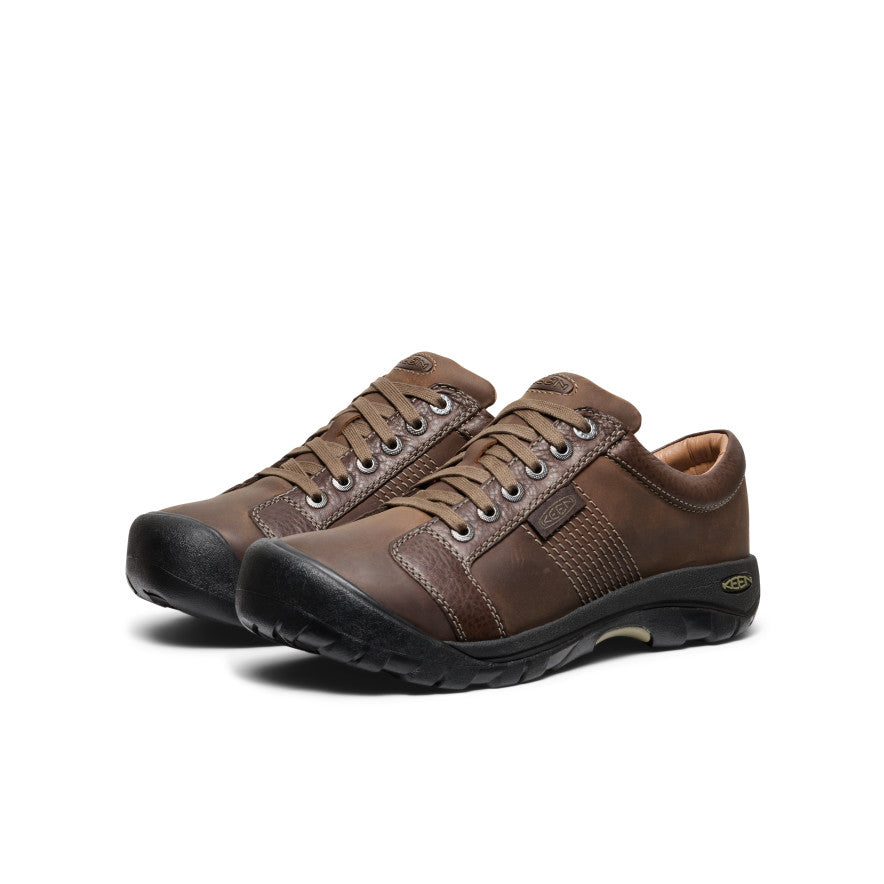 Men's Austin Shoe Wide Chocolate Brown - Keen