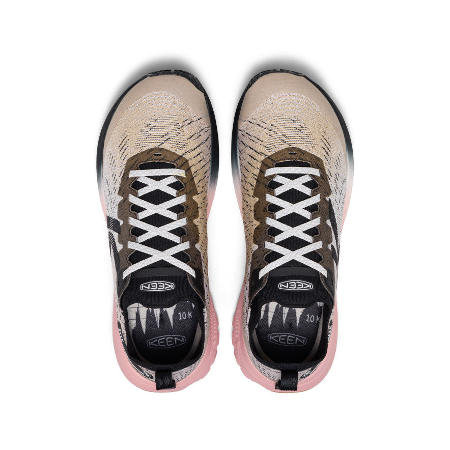Men's Seek Trail Running Shoe Black/Sunset Sand - Keen
