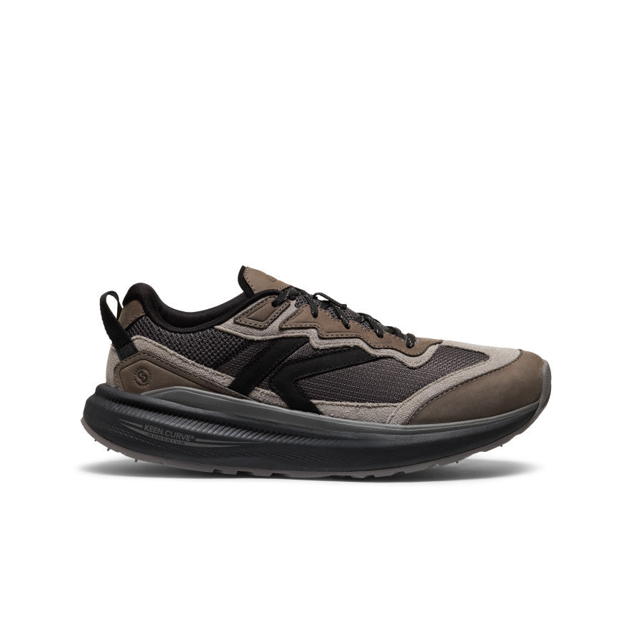 Men's WK500 Leather Walking Shoe Steel Grey/Black - Keen