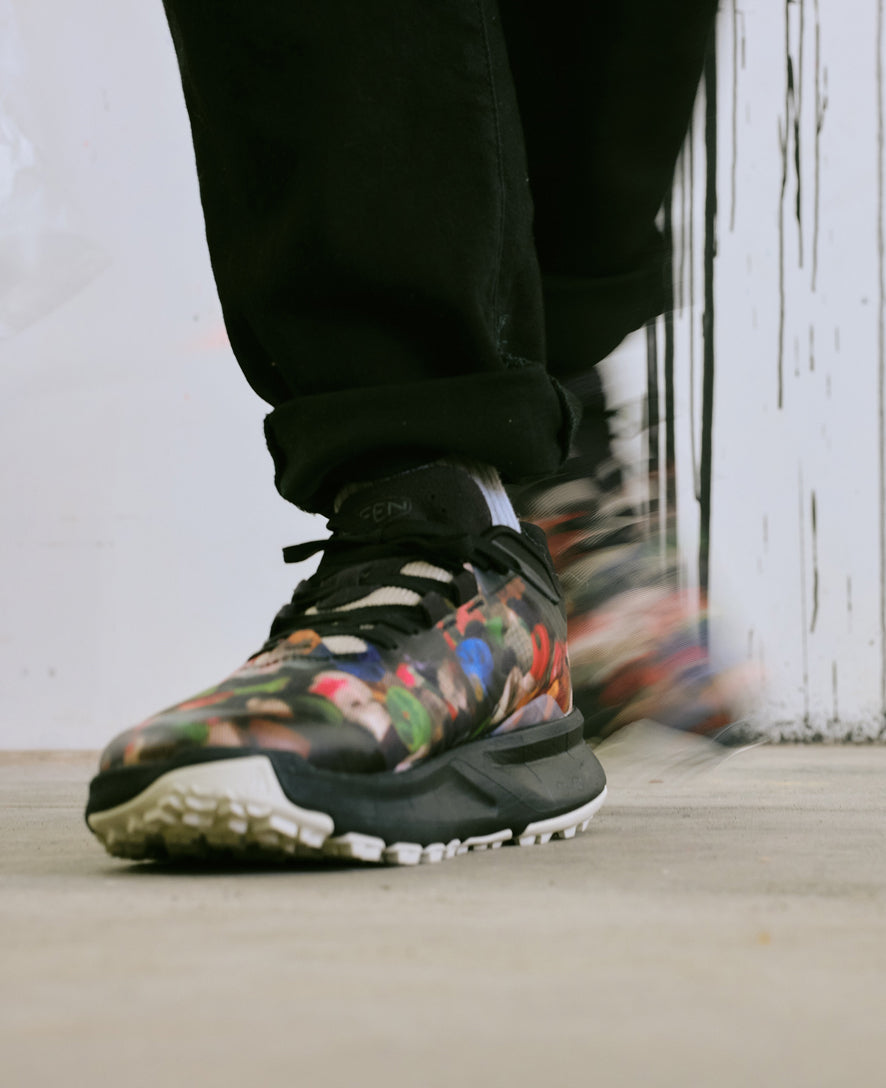 Men's 450 Dirt Hiking Shoe x Ultra Heavy & Palm Graphics Multi/Black - Keen