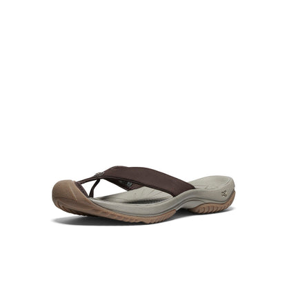 Men's Waimea Leather Flip-Flop Java/Plaza Taupe - Keen