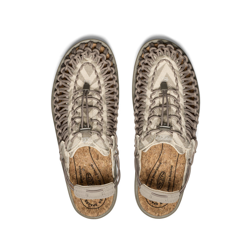 All Gender UNEEK II Convertible Canvas Sneaker Brindle/Natural - Keen