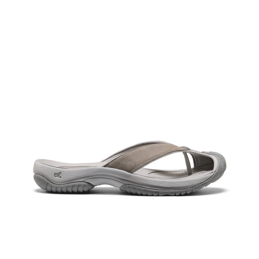 Men's Waimea Leather Flip-Flop Monochrome/Steel Grey - Keen
