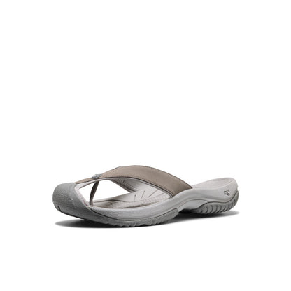 Men's Waimea Leather Flip-Flop Monochrome/Steel Grey - Keen