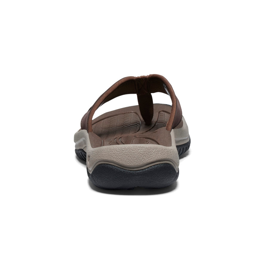 Men's Kona Leather Flip-Flop Java/Dark Earth - Keen