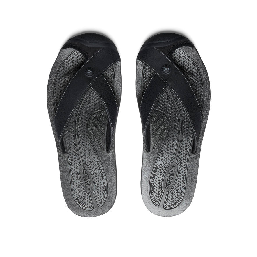 Men's Barbados Flip-Flop Black/Steel Grey - Keen