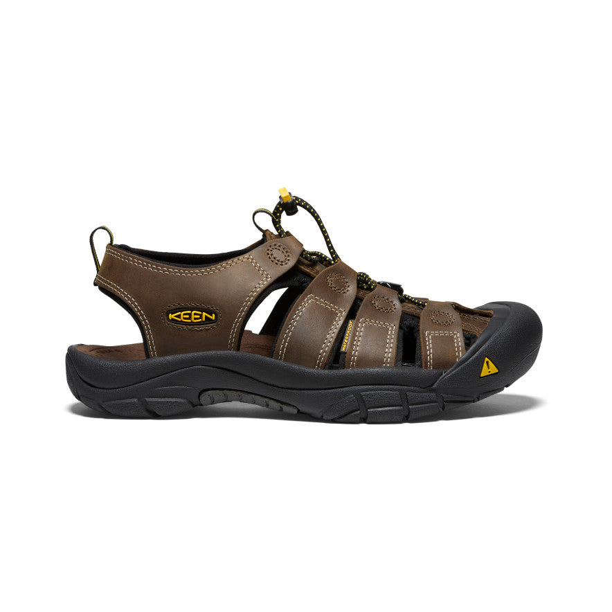 Men's Newport Leather Sandal Wide Bison - Keen