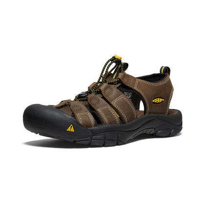 Men's Newport Leather Sandal Wide Bison - Keen
