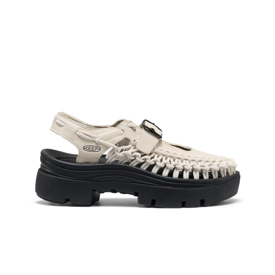 All Gender UNEEK PLT Mary Jane Sneaker Birch Smooth Lea - Keen