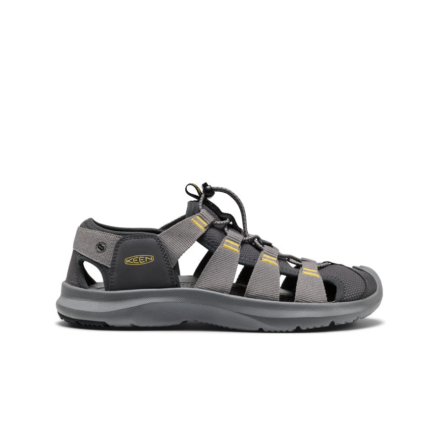Men's Seanik H2 Sandal Steel Grey/Cream Gold - Keen