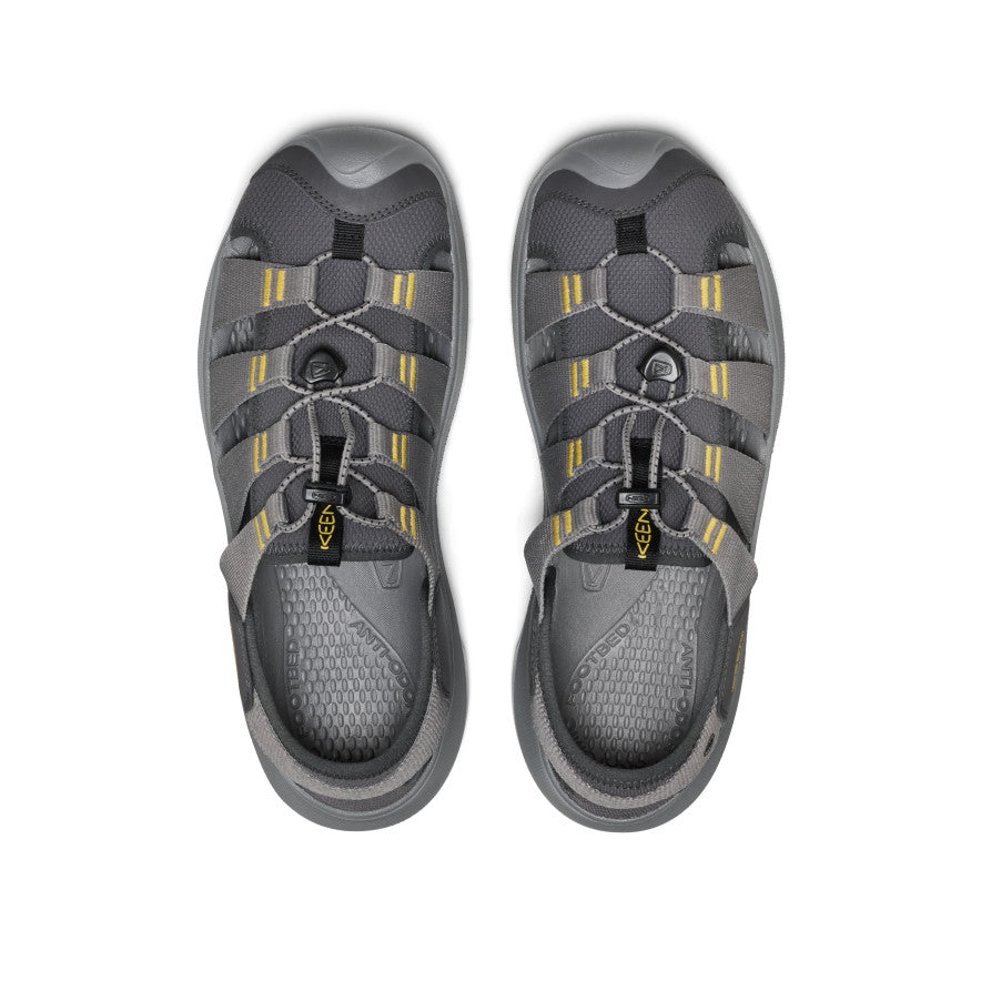 Men's Seanik H2 Sandal Steel Grey/Cream Gold - Keen