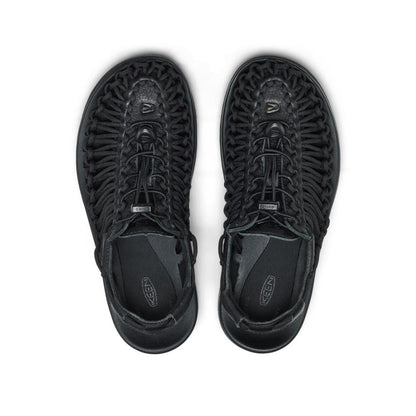All Gender UNEEK PLT Sneaker Black Smooth Lea - Keen