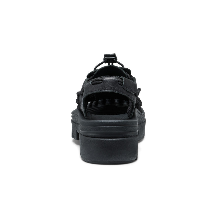 All Gender UNEEK PLT Sneaker Black Smooth Lea - Keen