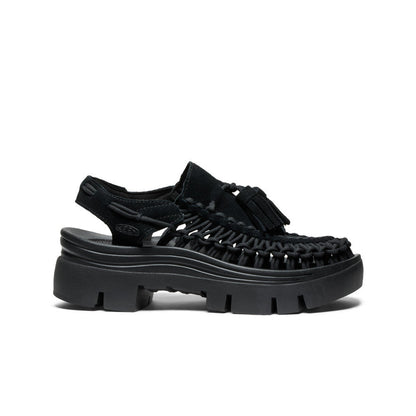 All Gender UNEEK PLT Tassel Sneaker Black/Black - Keen