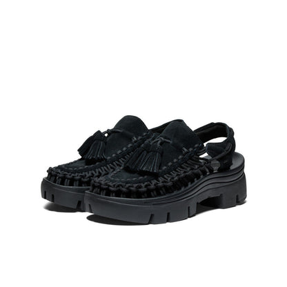 All Gender UNEEK PLT Tassel Sneaker Black/Black - Keen