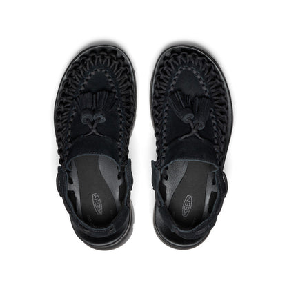 All Gender UNEEK PLT Tassel Sneaker Black/Black - Keen