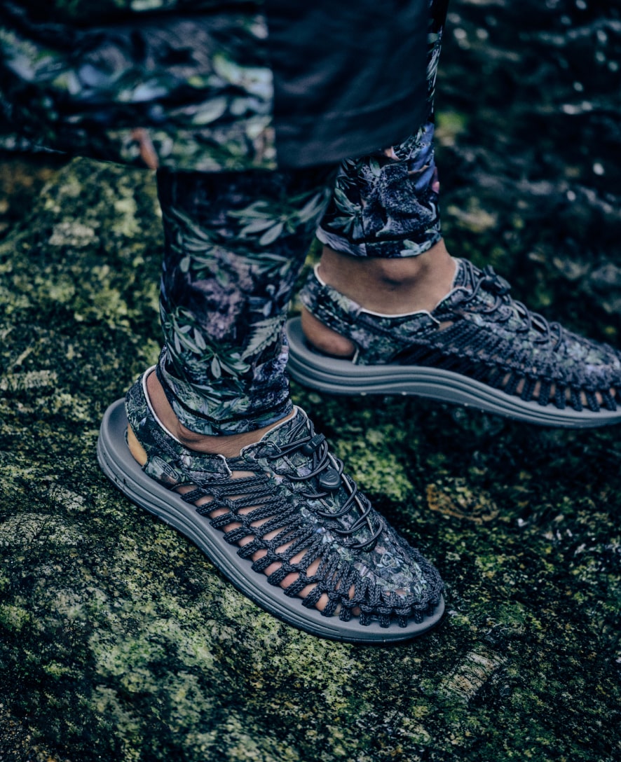 Men's UNEEK Sneaker x ELNEST Yakushima Forestra Camo - Keen